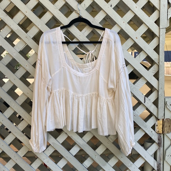 SOLD Urban Outfitters Cream Blouse